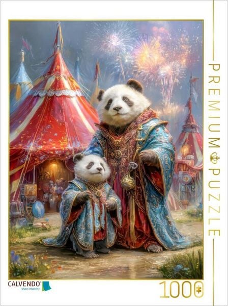 Produktbild: CALVENDO Puzzle Panda | 1000 Teile Lege-Gr&ouml;&szlig;e 64x48cm Foto-Puzzle f&uuml;r gl&uuml;ckliche Stunden