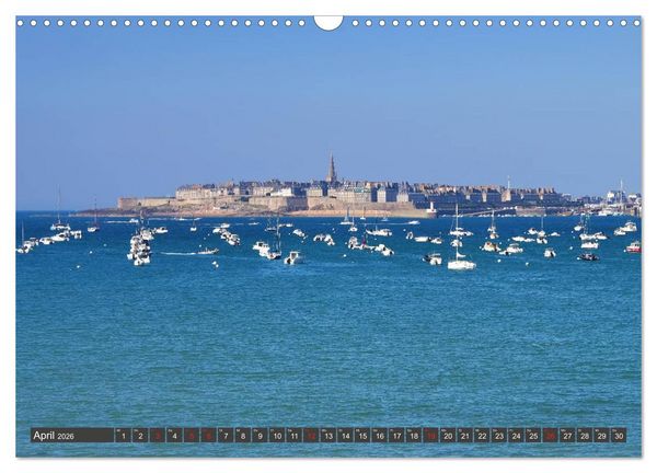 Produktbild: Saint Malo - Stadt der Korsaren (Wandkalender 2026 DIN A3 quer), CALVENDO Monatskalender