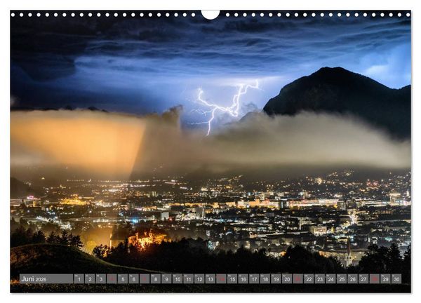 Produktbild: Blitz & Donner (Wandkalender 2026 DIN A3 quer), CALVENDO Monatskalender