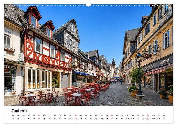 Produktbild: Glanzvolles Weilburg (hochwertiger Premium Wandkalender 2027 DIN A2 quer), Kunstdruck in Hochglanz