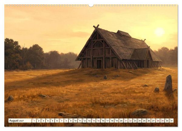 Produktbild: Welten der Literatur - Zw&ouml;lf Zust&auml;nde des Imagin&auml;ren (hochwertiger Premium Wandkalender 2027 DIN A2 quer), Kunstdruck in Hochglanz