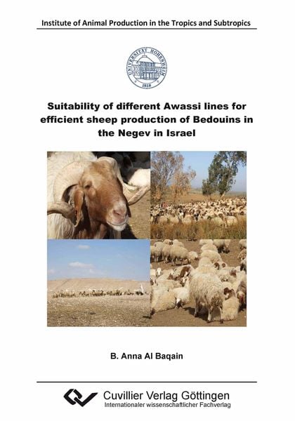 Produktbild: Suitability of different Awassi lines for efficient sheep production of Bedouins in the Negev in Israel