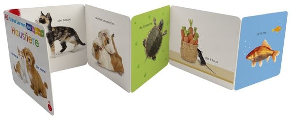 Produktbild: Erstes Lernen F&uuml;hl-Leporello. Haustiere