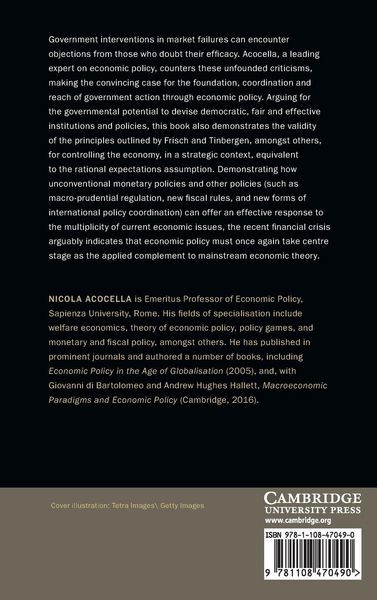 Produktbild: Rediscovering Economic Policy as a Discipline