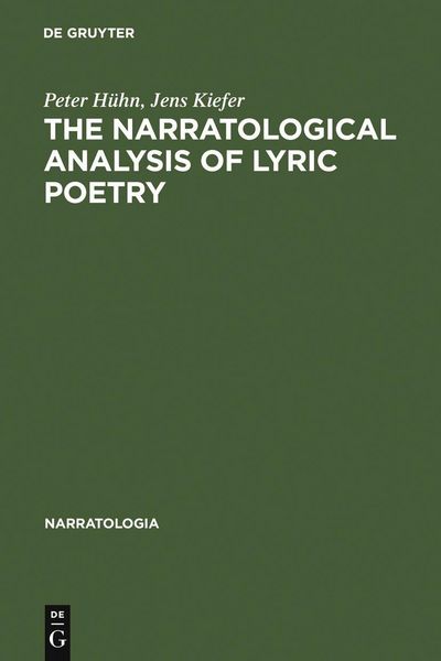 Produktbild: The Narratological Analysis of Lyric Poetry