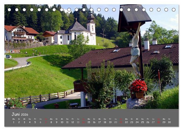 Produktbild: Zauberhaftes Berchtesgadener Land (Tischkalender 2026 DIN A5 quer), CALVENDO Monatskalender