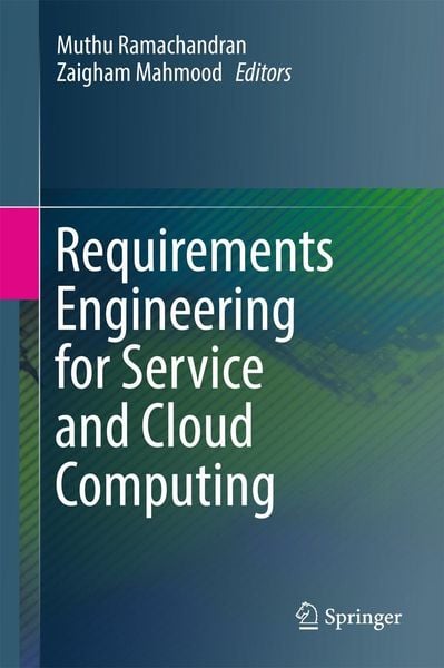 Produktbild: Requirements Engineering for Service and Cloud Computing