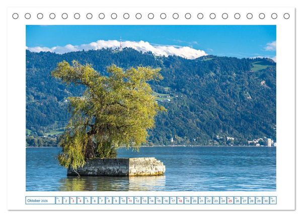 Produktbild: Insel Lindau - Bayerische Perle im Bodensee (Tischkalender 2026 DIN A5 quer), CALVENDO Monatskalender