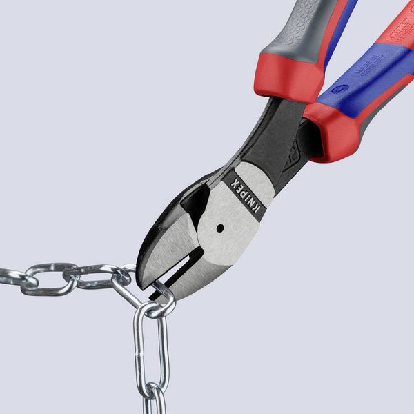 Produktbild: Knipex 74 22 200 Werkstatt Kraft-Seitenschneider mit Facette 200mm