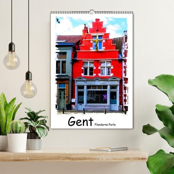 Produktbild: Gent Flanderns Perle (Wandkalender 2026 DIN A2 hoch), CALVENDO Monatskalender