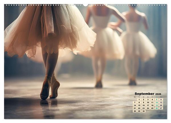 Produktbild: BALLETT - ein Hauch Magie (Wandkalender 2026 DIN A2 quer), CALVENDO Monatskalender