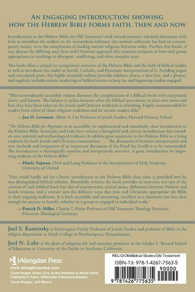 Produktbild: Hebrew Bible for Beginners