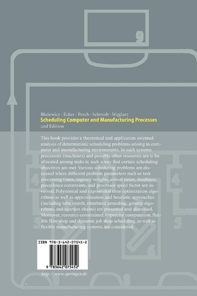 Produktbild: Scheduling Computer and Manufacturing Processes