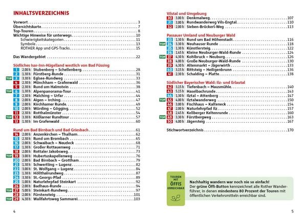 Produktbild: ROTHER Wanderf&uuml;hrer Niederbayerisches B&auml;derdreieck. 50 Touren im Bayerischen Thermenland