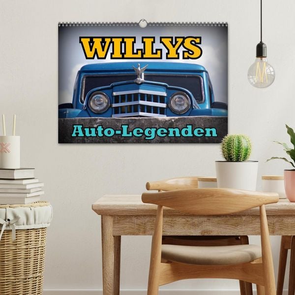 Produktbild: Auto-Legenden: WILLYS (Wandkalender 2026 DIN A3 quer), CALVENDO Monatskalender