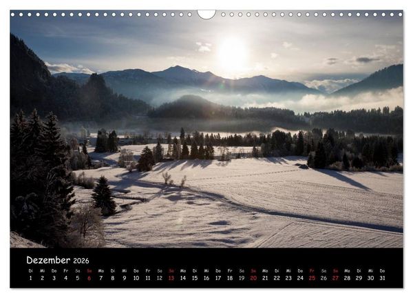 Produktbild: Die Surselva - das B&uuml;ndner Oberland (Wandkalender 2026 DIN A3 quer), CALVENDO Monatskalender
