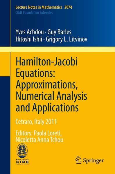 Produktbild: Hamilton-Jacobi Equations: Approximations, Numerical Analysis and Applications