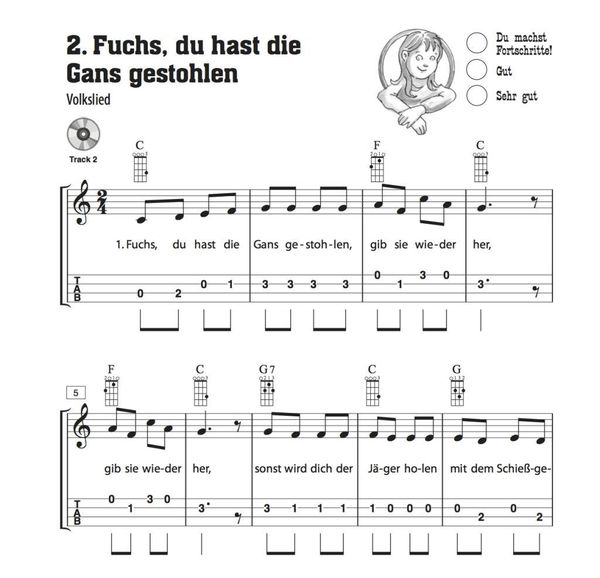 Produktbild: Komm, wir spielen Ukulele! Band 2. Mit CD