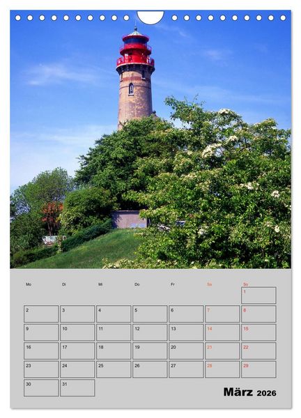 Produktbild: Attraktive Leuchtt&uuml;rme (Wandkalender 2026 DIN A4 hoch), CALVENDO Monatskalender