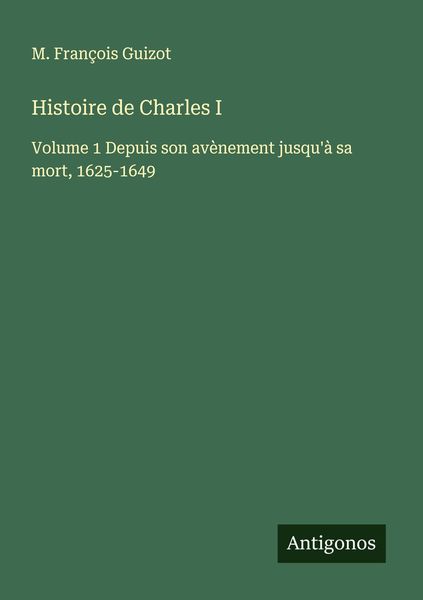 Produktbild: Histoire de Charles I