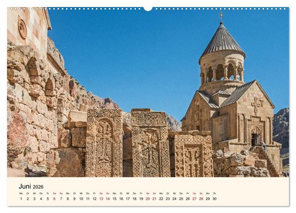 Produktbild: Der Kaukasus - Entdeckungen zwischen Asien und Europa (Wandkalender 2026 DIN A2 quer), CALVENDO Monatskalender