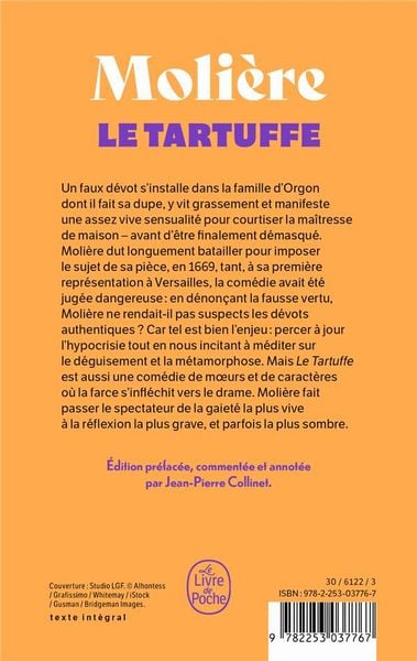 Produktbild: Le Tartuffe ou L'imposteur : com&eacute;die