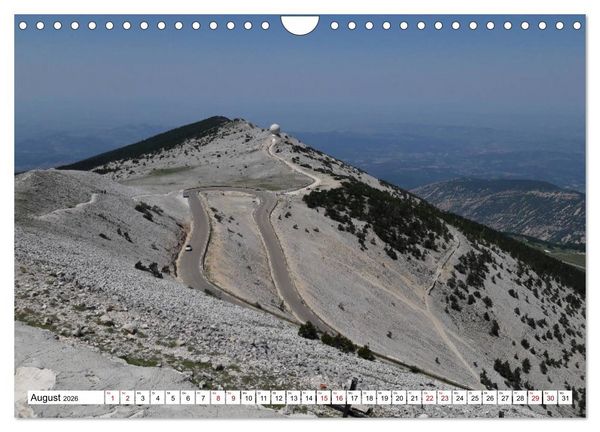 Produktbild: Mit dem Rennrad zum Mont Ventoux (Wandkalender 2026 DIN A4 quer), CALVENDO Monatskalender