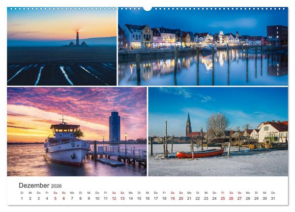 Produktbild: Schleswig-Holsteinische Impressionen (hochwertiger Premium Wandkalender 2026 DIN A2 quer), Kunstdruck in Hochglanz