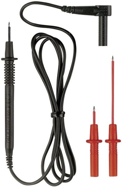 Benning 044119 Sicherheits-Messleitungs-Set Lamellenstecker 4 mm Prüfspitze 1.00 m Schwarz 1 St.