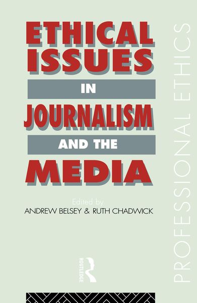 Produktbild: Ethical Issues in Journalism and the Media