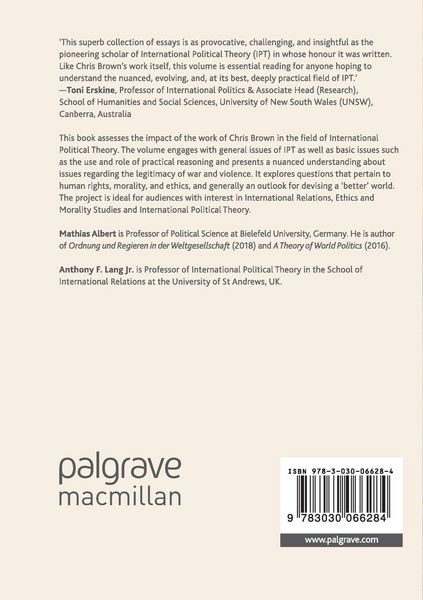 Produktbild: The Politics of International Political Theory