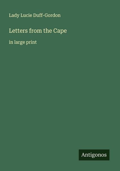 Produktbild: Letters from the Cape