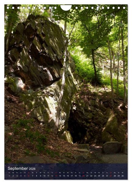 Produktbild: Wildes Bodetal (Wandkalender 2026 DIN A4 hoch), CALVENDO Monatskalender