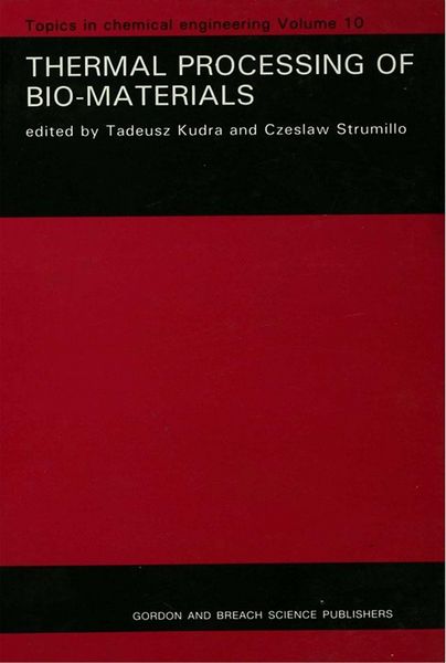 Produktbild: Thermal Processing of Bio-Materials