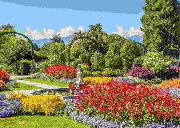 Produktbild: Erwachsenenpuzzle 1000 Teile - Park der Villa Pallavicino, Stresa, Italien