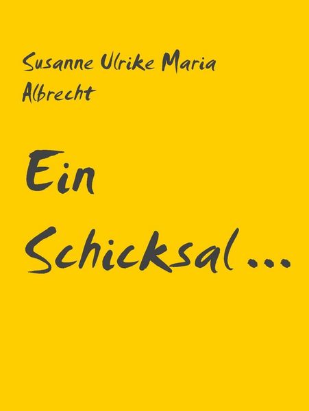 Produktbild: Ein Schicksal ...