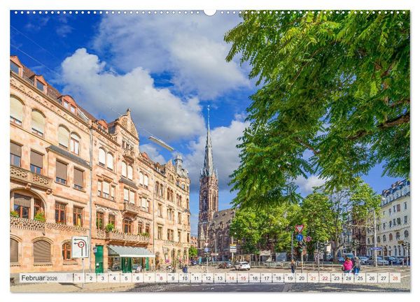 Produktbild: Saarbr&uuml;cken Impressionen (Wandkalender 2026 DIN A2 quer), CALVENDO Monatskalender