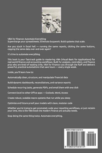 Produktbild: VBA for Finance