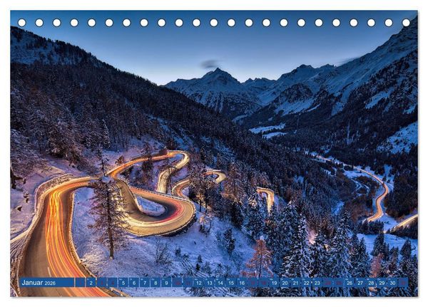 Produktbild: Bergstille - Landschaften, die ber&uuml;hren (Tischkalender 2026 DIN A5 quer), CALVENDO Monatskalender