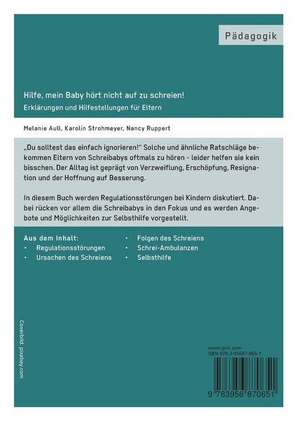 Produktbild: Hilfe, mein Baby h&ouml;rt nicht auf zu schreien!