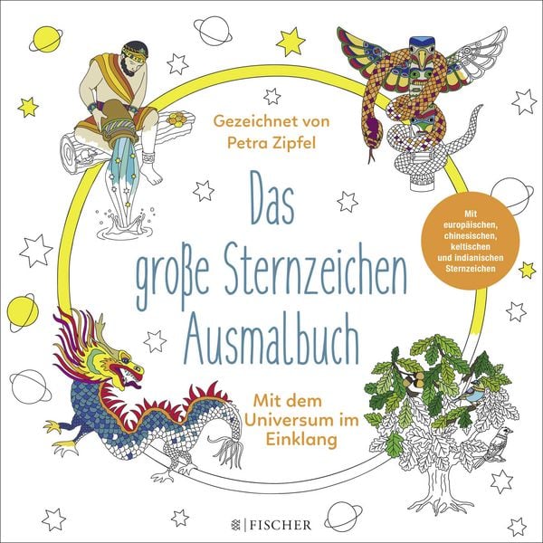 Produktbild: Das gro&szlig;e Sternzeichen-Ausmalbuch