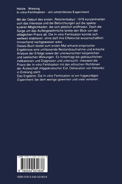 Produktbild: In-vitro-Fertilisation &mdash; ein umstrittenes Experiment