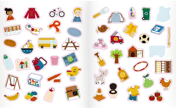 Produktbild: Mein 1. Sticker-Malbuch: Kindergarten - Mini-Künstler