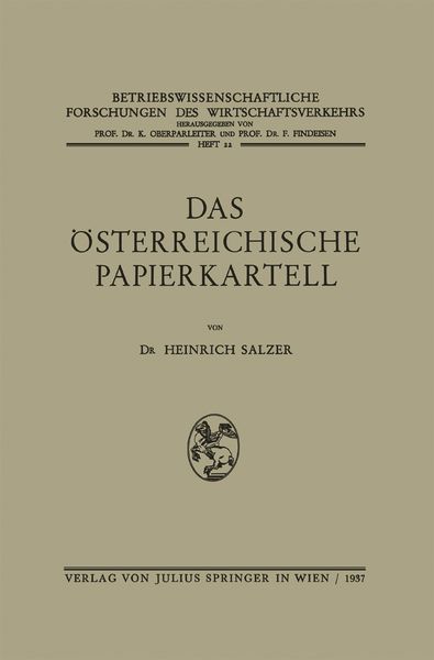 Produktbild: Das &Ouml;sterreichische Papierkartell