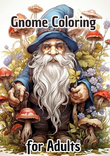 Garden Gnome Coloring Book for Adults, Taschenbuch von Christian Hagen, Tredition, 9783384042330
