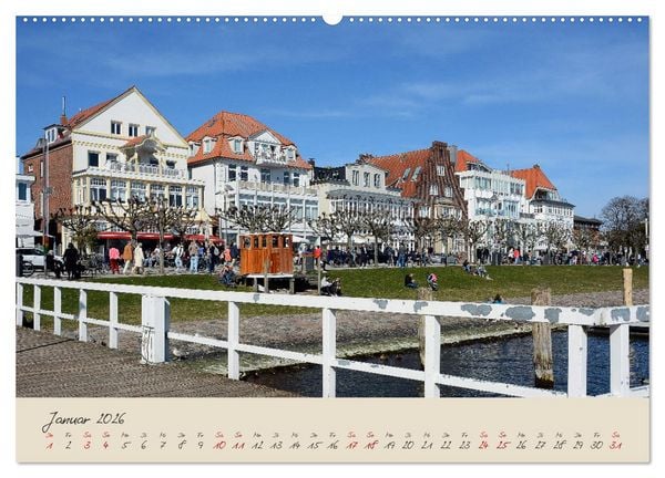 Produktbild: Liebenswertes Travem&uuml;de (Wandkalender 2026 DIN A2 quer), CALVENDO Monatskalender