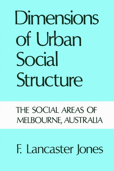 Produktbild: Dimensions of Urban Social Structure