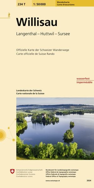 Produktbild: Swisstopo 1 : 50 000 Willisau