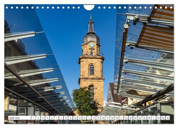 Produktbild: Baden-W&uuml;rttemberg - Heilbronn (Wandkalender 2026 DIN A4 quer), CALVENDO Monatskalender
