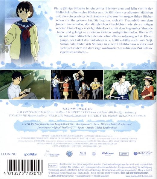 Produktbild: Stimme des Herzens - Whisper of the Heart - White Edition
